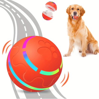 1Pc Interactive Pet Ball for Dogs - Automatic LED Flashing Motion Toy, Perfect for Playtime & Exercise, Ideal for Indoor & Outdo
